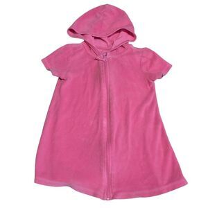 OP Pink Hooded Kids Cover Up
